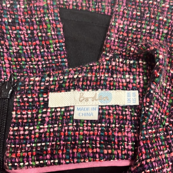 Great condition woven Biden Shift Dress size 4R - Picture 3 of 3